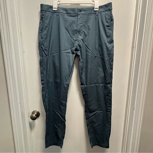 Birddogs Men’s Stretch Slim Fit Chino Pants Size 38x32 Steel Blue Golf Casual